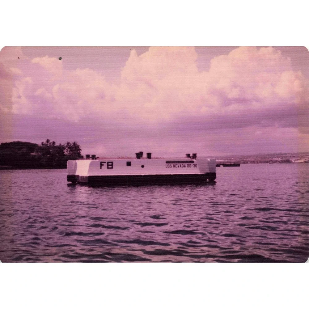 Vintage 1970s Pearl Harbor Battleship Row USS Tennessee Nevada Photos Lot of 8 - Picture 2 of 8